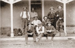 WS Ranch outlaw cowboys, Cimarron, New Mexico