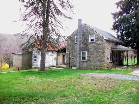 Old Stone Cottage for sale Fleetwood Pennsylvania, old stone homes for sale, old stone houses for sale, historic properties, farmland