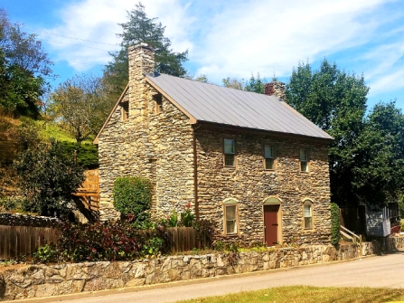 Historic 1780 Stone House Lexington Virginia, old stone homes, old stone houses, vacation homes, historic properties